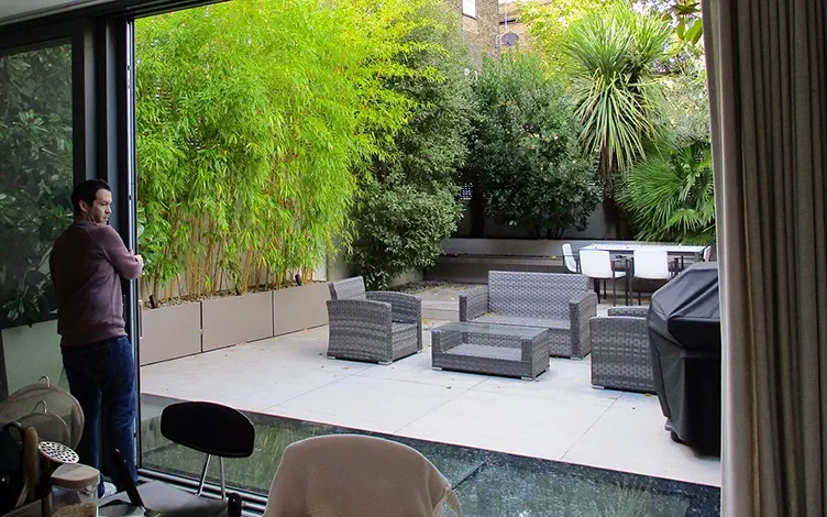 indoor outdoor courtyard