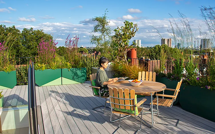 roof terrace planters