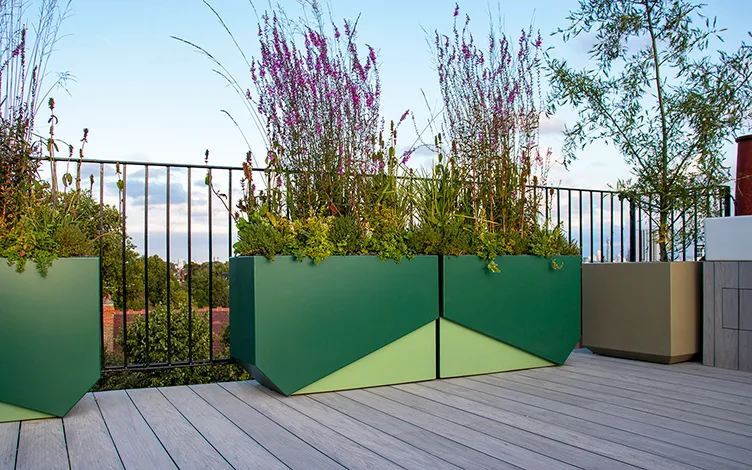 two tone planters